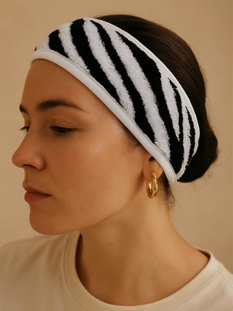 Wild Spirit Leopar Desenli Havlu Panço – %100 Pamuk Kapüşonlu