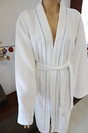 Bornoz Mayer Bukle Kimono Model Ev Otel Banyo Bornozu