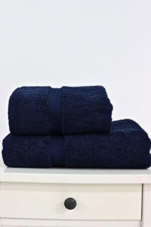 50x90-70x130 Havlu Seti 2'Li Bukle El Yüz Banyo Havlusu