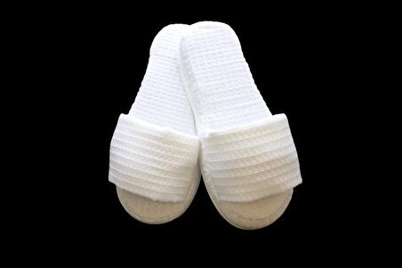 Terlik Havlu Banyo Ev Otel Lohusa Terliği KaymazKalın Acık Burun