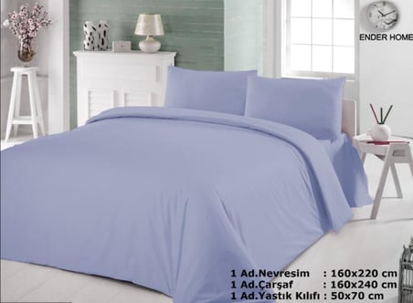 CottonVerse Tek Kişilik Ranforce Nevresim Seti - 160 x 220 cm