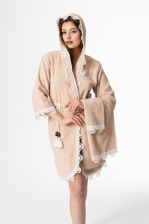 MicroCotton Şalyaka Bornoz – %100 Pamuk, Unisex