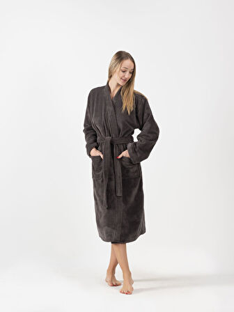 Kadife Kimono Bornoz Unisex