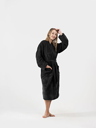 Kadife Kimono Bornoz Unisex