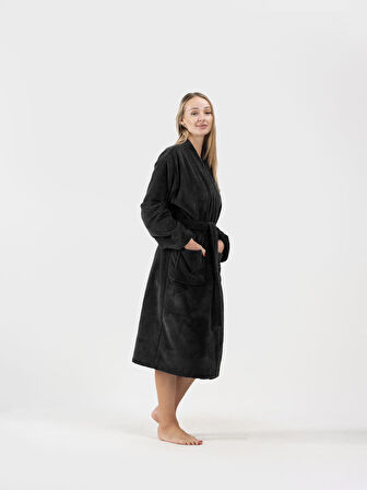 Kadife Kimono Bornoz Unisex