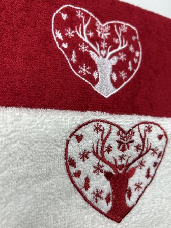 In Love Banyo Ve Ev Terliği – %100 Pamuk Havlu Kaymaz Kalın Taban