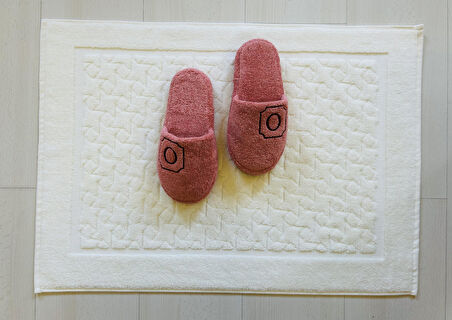 Mozaik Desen Havlu Banyo Paspası 50x70 Cm