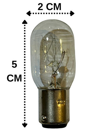 End 15W B15D Duylu Dikiş Makinesi Ampulü (2 Adet)