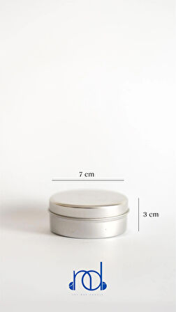 %100 Doğal Soya Wax Ve Doğal Uçucu Yağlı Aromaterapi Hediyelik Teneke Mum ''PEACH''