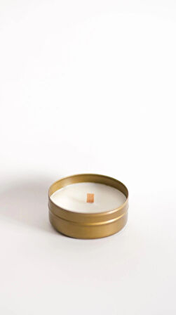 %100 Doğal Soya Wax Ve Doğal Uçucu Yağlı Aromaterapi Hediyelik Teneke Mum ''SIMPLE''