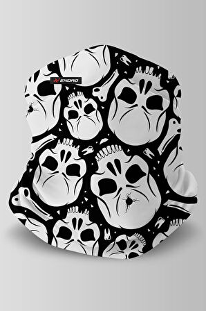 Skull Motorcu Buff Maske Outdoor Boyunluk Unisex Bandana