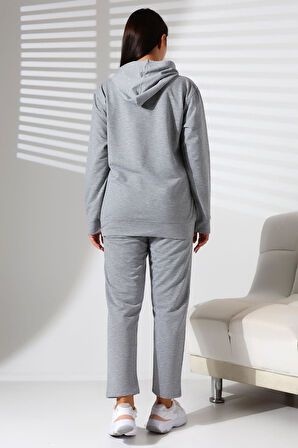 2 İplik Kapüşonlu Sweat