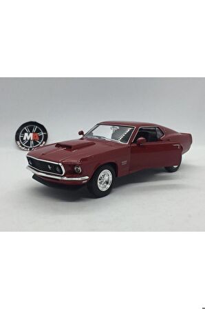 1969 Ford Mustang 1/24 Ölçek Metal Model Araba