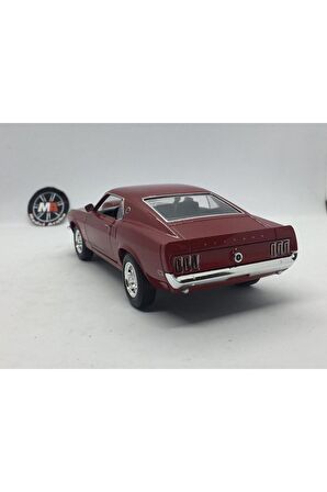 1969 Ford Mustang 1/24 Ölçek Metal Model Araba