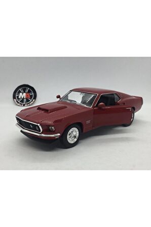 1969 Ford Mustang 1/24 Ölçek Metal Model Araba