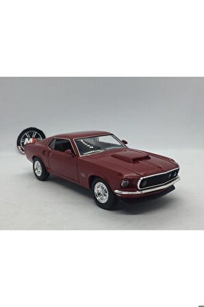 1969 Ford Mustang 1/24 Ölçek Metal Model Araba