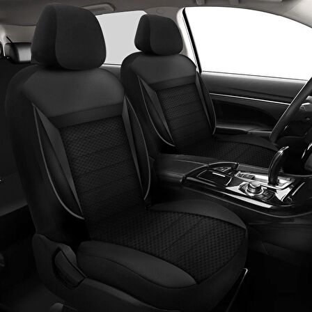NiCe Shop Peugeot 107 Uyumlu Koltuk Kılıfı Enigma Serisi - Siyah