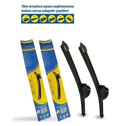 Goodyear Toyota 4 Runner N13 10/1989 - 12/1996 Supermute Silecek Ön Takım 500MM/450MM