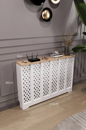 Petek Kaplama Kalorifer Peteği Kapatma Dekoratif Dresuar İç ölçü 116 cm Dış Ölçü 120 DESEN11