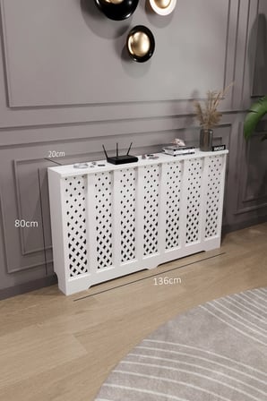 Dekoratif Petek Kaplama Modern Kalorifer Peteği Gizleme Ünitesi 11 Desen 9 Renk İç Ölçü 136 cm Dış Ölçü 140 cm DESEN11