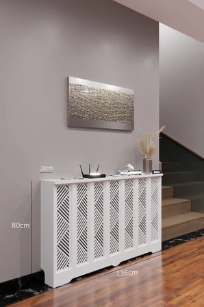 Dekoratif Petek Kaplama Modern Kalorifer Peteği Gizleme Ünitesi 11 Desen 9 Renk İç Ölçü 136 cm Dış Ölçü 140 cm DESEN9