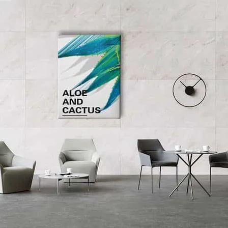 Aloe And Cactus Dekoratif Kanvas Duvar Tablosu