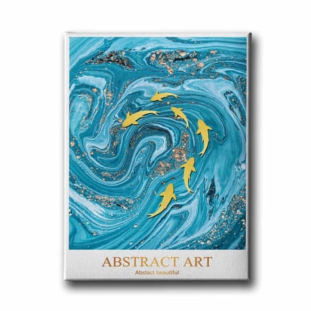 Abstract Art Dekoratif Kanvas Duvar Tablosu