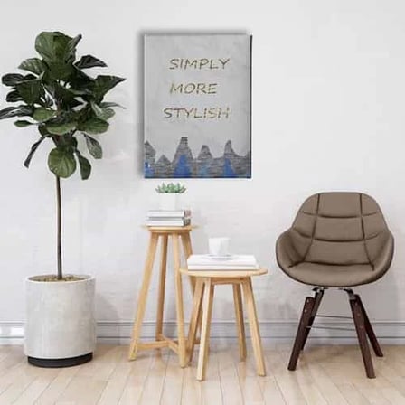 Modern Çiçek Dekoratif Kanvas Duvar Tablosu
