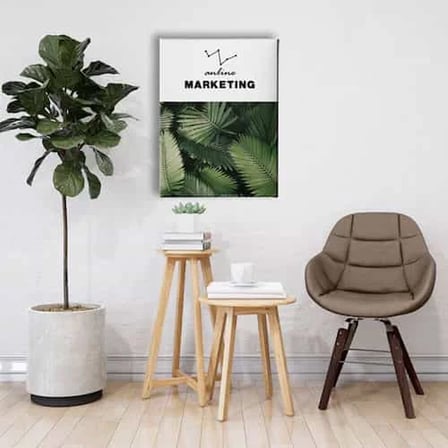 Green Plants Dekoratif Kanvas Duvar Tablosu