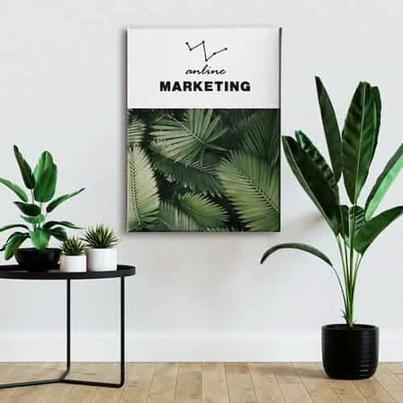 Green Plants Dekoratif Kanvas Duvar Tablosu