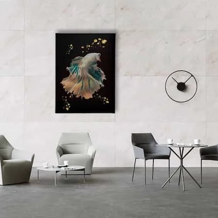 Modern Balık Dekoratif Kanvas Duvar Tablosu