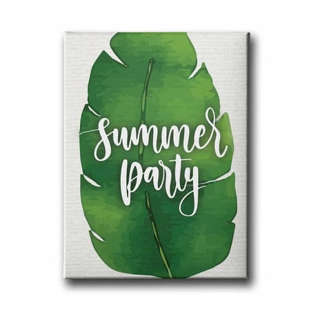 Summer Party Dekoratif Kanvas Duvar Tablosu