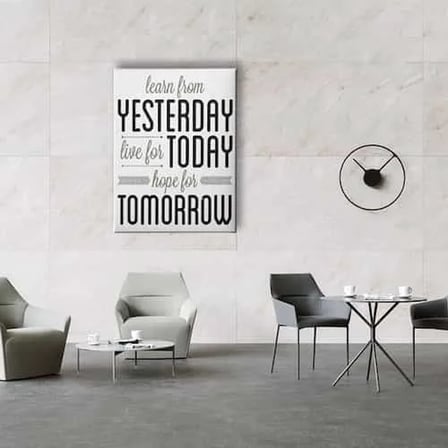 Yesterday Today Tomorrow Dekoratif Kanvas Duvar Tablosu