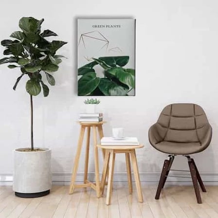 Green Plants Dekoratif Kanvas Duvar Tablosu