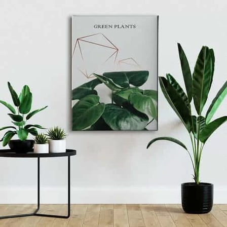 Green Plants Dekoratif Kanvas Duvar Tablosu