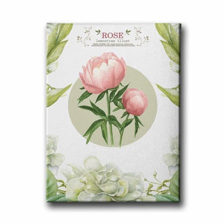 Rose Dekoratif Kanvas Duvar Tablosu