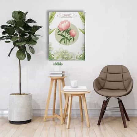 Rose Dekoratif Kanvas Duvar Tablosu