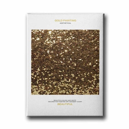 Gold Painting Dekoratif Kanvas Duvar Tablosu