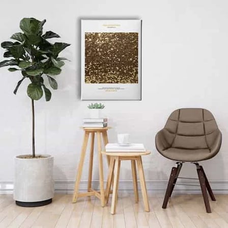 Gold Painting Dekoratif Kanvas Duvar Tablosu