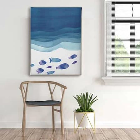 Watercolor Dekoratif Kanvas Duvar Tablosu