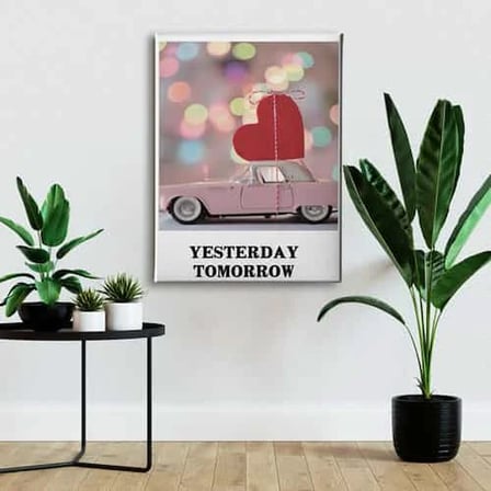 Yesterday Tomorrow Dekoratif Kanvas Duvar Tablosu