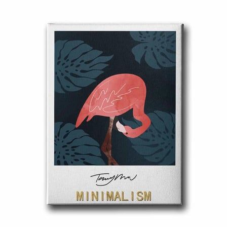 Flamingo Dekoratif Kanvas Duvar Tablosu