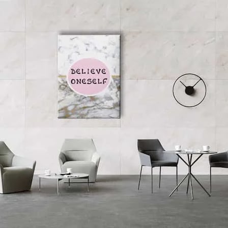 Believe Oneself Dekoratif Kanvas Duvar Tablosu