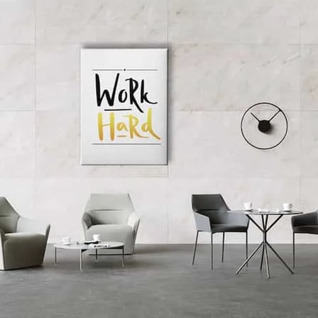 Work Hard Dekoratif Kanvas Duvar Tablosu