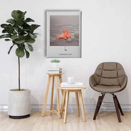 Flamingo Dekoratif Kanvas Duvar Tablosu