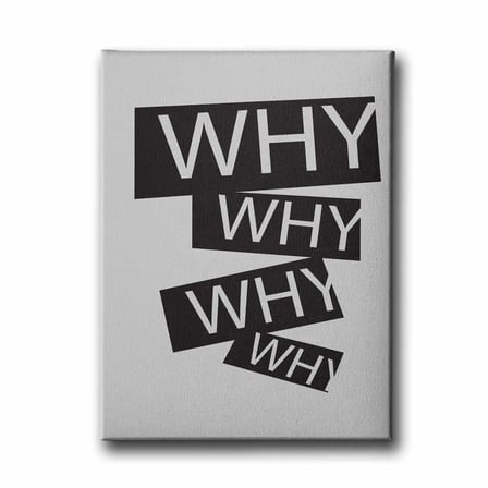Why Dekoratif Kanvas Duvar Tablosu