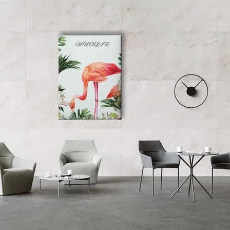 Flamingo Watercolor Dekoratif Kanvas Duvar Tablosu