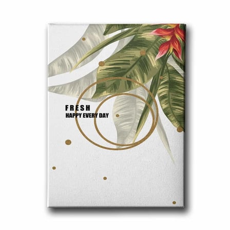 Fresh Happy Every Day Dekoratif Kanvas Duvar Tablosu
