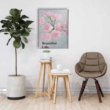 Beautiful Life Dekoratif Kanvas Duvar Tablosu