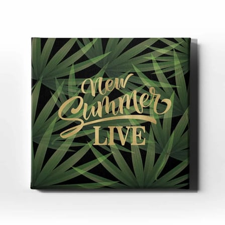 New Summer Live Dekoratif Kanvas Duvar Tablosu